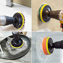 Carica l'immagine nel visualizzatore di Gallery, JOQINEER 13 Pezzi Pagliette Abrasive per Elettrico Trapano - Pulitore 13Pcs