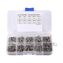Carica l'immagine nel visualizzatore di Gallery, 340Pz M3 Phillips Panello Testa Vite Bulloni Dadi Kit Acciaio Inox...