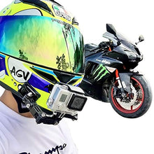 Carica l'immagine nel visualizzatore di Gallery, SUREWO supporto per casco moto e supporti adesivi Compatibile con GoPro... - Ilgrandebazar