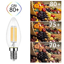 Carica l'immagine nel visualizzatore di Gallery, EXTRASTAR Filamento LED E14, 4W Equivalenti a 35W, C35 E14 3000K-12 Pezzi - Ilgrandebazar