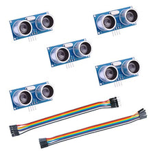 Carica l'immagine nel visualizzatore di Gallery, Elegoo 5pcs HC-SR04 Modulo Sensore Misuratore Distanze Ad Ultrasuoni per... - Ilgrandebazar