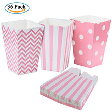 Carica l'immagine nel visualizzatore di Gallery, Diealles Scatole di Popcorn, 36PCS Contenitori Popcorn Rosa
