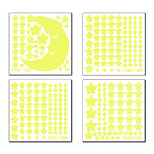 Carica l'immagine nel visualizzatore di Gallery, FRETOD Stelle Fluorescenti e Grande Luna (24cm) - 300 Pezzi Adesivi da... - Ilgrandebazar