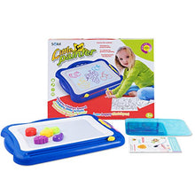 Carica l'immagine nel visualizzatore di Gallery, SGILE Grande Lavagna Magnetica per Bambini, Lavagnetta Magica Portatile Blu - Ilgrandebazar