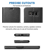 Carica l'immagine nel visualizzatore di Gallery, Aunote Cover per Samsung Galaxy S8, Custodia S8 Nero