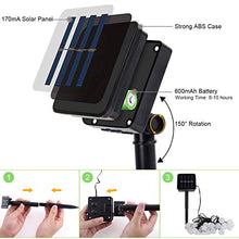 Carica l'immagine nel visualizzatore di Gallery, VIFLYKOO Catena Luminosa Solare,Luce Stringa Solare 7M 50 LED Solar 50 Led