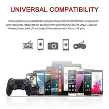 Carica l'immagine nel visualizzatore di Gallery, Yosou Cavo Micro USB [2 Pezzi, 2M] Nylon Intrecciato Cavo...