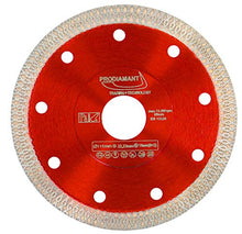 Carica l'immagine nel visualizzatore di Gallery, PRODIAMANT Disco diamantato Premium per piastrelle / gres 115 / 22,23 mm - Ilgrandebazar