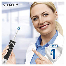 Carica l'immagine nel visualizzatore di Gallery, Oral-B Vitality 100 Spazzolino Elettrico Ricaricabile, 1 Manico Nero, 1 Nero