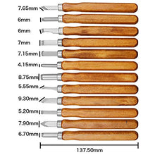 Carica l'immagine nel visualizzatore di Gallery, MAIKEHIGH 14Pcs Kit di strumenti per intaglio del legno - Scalpelli 14pcs - Ilgrandebazar