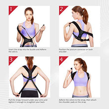 Carica l'immagine nel visualizzatore di Gallery, Correttore Postura Schiena Spalle per Uomo e Donna, Fascia Posturale Spalle...