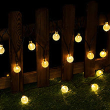 Carica l'immagine nel visualizzatore di Gallery, Catena Luminosa Solare - 40 LED 8M/26.3FT Luci Decorative Bianco Caldo