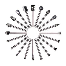 Carica l'immagine nel visualizzatore di Gallery, Fresa Rotante - GOXAWEE 20Pcs HSS Frese Routing Router Bits Legno Fresatura... - Ilgrandebazar