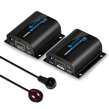 Carica l'immagine nel visualizzatore di Gallery, ESYNiC AGPTEK HDMI Extender 1080P 60m IR Ripetitore Su Singolo Cat 60M 3D