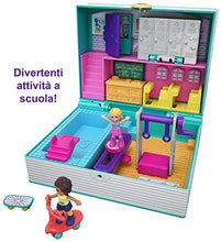 Carica l'immagine nel visualizzatore di Gallery, Polly Pocket Scuola, Playset con Due Bambole e Accessori, Giocattolo per... - Ilgrandebazar