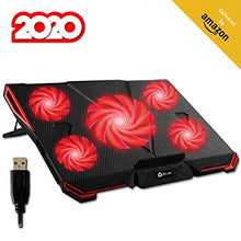 Carica l'immagine nel visualizzatore di Gallery, KLIM™ Cyclone - Base di Raffreddamento PC Portatile + Laptop Stand con Rosso