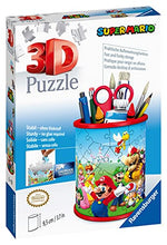 Carica l'immagine nel visualizzatore di Gallery, Ravensburger - 3D Puzzle Portapenne Super Mario, 54 Pezzi, 6+ Anni