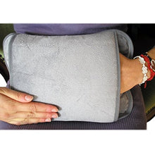 Carica l'immagine nel visualizzatore di Gallery, Scaldacuore Borsa Acqua Calda Elettrica Luxury Grigio - Ilgrandebazar