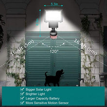 Carica l'immagine nel visualizzatore di Gallery, ERAY Lampada Solare con Sensore di Movimento, Luce Led Esterno 100led - Ilgrandebazar