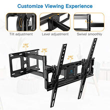 Carica l'immagine nel visualizzatore di Gallery, Staffa per TV con movimento girevole ed estendibile -Supporto montaggio...