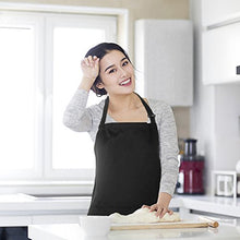 Carica l'immagine nel visualizzatore di Gallery, Esonmus Grembiule regolabile da 2 pezzi con 2 tasche Grembiuli Cucina Nero