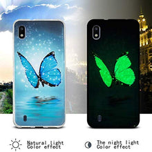 Carica l'immagine nel visualizzatore di Gallery, YiKaDa - Cover per Samsung Galaxy A10 + A10, Glitter Farfalle - Ilgrandebazar