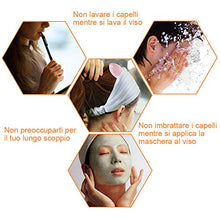 Carica l'immagine nel visualizzatore di Gallery, Lictin Pennello Maschera Viso - 2 Spazzola + 1 Bella Fascia bianco