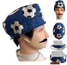 Carica l'immagine nel visualizzatore di Gallery, Cappelli chirurgico, palloni da calcio blu. Per uomo a pelo corto,... - Ilgrandebazar