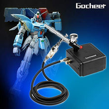 Carica l'immagine nel visualizzatore di Gallery, Gocheer 100-250V Professionale Gravity Aerografo Doppio Azione Multicolore - Ilgrandebazar