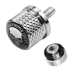 Carica l'immagine nel visualizzatore di Gallery, GUAIMI Bullone del sedile parafango Kit di dadi a vite kit dado (Argento)