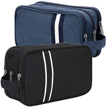 Carica l'immagine nel visualizzatore di Gallery, Beauty Case da Viaggio Impermeabile, Boic Borsa Toilette con Manico, Nero