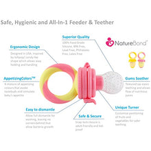 Carica l'immagine nel visualizzatore di Gallery, Ciuccio per Alimenti/Ciuccio Frutta Neonati Peach Pink &amp; Lemonade Yellow - Ilgrandebazar