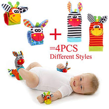 Carica l'immagine nel visualizzatore di Gallery, Baby Rattle Neonato Sonagli Calzini da Polso a Sonaglio per Bambini,...