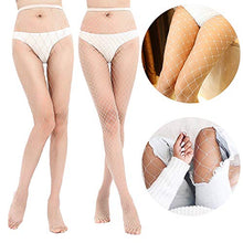 Carica l'immagine nel visualizzatore di Gallery, MOOKLIN 6 Paia Calze a Rete Fishnet Socks Collant Coprente Elasticizzato...
