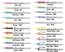 Carica l'immagine nel visualizzatore di Gallery, Zebra Mildliner Set di 20 evidenziatori, colori pastello