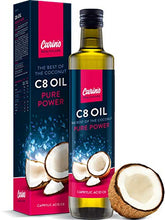 Carica l'immagine nel visualizzatore di Gallery, Olio C8 MCT da olio di cocco puro al 100% acido caprilico 500 ml - inodore e...