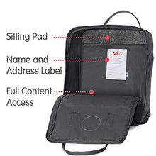 Carica l'immagine nel visualizzatore di Gallery, FJÄLLRÄVEN Kånken, 27x38x13 centimeters (W x H x L), Grigio (Super Grey)