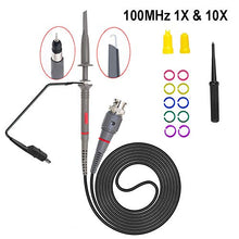 Carica l'immagine nel visualizzatore di Gallery, Homeet 100MHz Sonde per Oscilloscopi Alta Precisione 1X &amp; 10X Sonda... - Ilgrandebazar