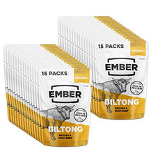 Carica l'immagine nel visualizzatore di Gallery, Ember Biltong – Carne Secca Beef Jerky Originale – Snack Proteico Tascabile,...