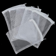 Carica l'immagine nel visualizzatore di Gallery, Upain - Sacchetti filtranti per acquario, 20 pezzi, in rete bianca, con...