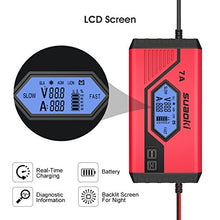Carica l'immagine nel visualizzatore di Gallery, Suaoki ICS7+ Caricabatteria Mantenitore 12V (7A Veloce/3.5A Lento) 7A - Ilgrandebazar