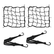 Carica l'immagine nel visualizzatore di Gallery, 2pcs Rete Ragno Elastica + Corda Cinghia per bagagli, 4 pcs - Ilgrandebazar