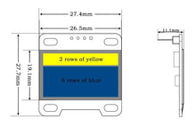 Carica l'immagine nel visualizzatore di Gallery, ARCELI 0.96 pollici Modulo OLED 12864 128x64 Blue White SSD1306 Driver I2C... - Ilgrandebazar