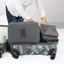 Carica l'immagine nel visualizzatore di Gallery, Beauty Case da Viaggio, Boic Borsa per Toilette Uomo e Donna, Trousse Nero - Ilgrandebazar