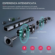 Carica l'immagine nel visualizzatore di Gallery, BOMAKER Soundbar 2.0 Canali, Potenza di Picco 80W 110dB, Bluetooth ODINE-Ⅱ - Ilgrandebazar