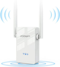 Carica l'immagine nel visualizzatore di Gallery, JOOWIN Ripetitore WiFi 300Mbps WiFi Extender 2.4GHz Wireless Amplificatore WiFi, Modalità Ripetitore/Router/AP/Bridge, Ripetitore WiFi potente con WPS, Ripetitore WiFi Ethernet White