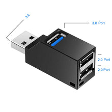 Carica l'immagine nel visualizzatore di Gallery, EasyULT USB 3.0 Hub, 3-Porta Splitter Hub (2 2.0 + 3.0) Direct Tower... - Ilgrandebazar