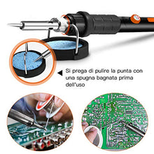 Carica l'immagine nel visualizzatore di Gallery, Saldatore Kit,Preciva 60W 220V Kit di Saldatura a Stagno...