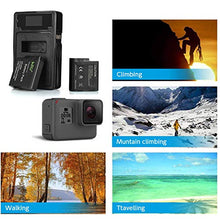 Carica l'immagine nel visualizzatore di Gallery, HSU - Batteria e caricatore doppio compatibile per Gopro Hero Per 5 6 7