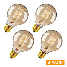 Carica l'immagine nel visualizzatore di Gallery, NOVSIGHT 4 Pezzi Lampadine Edison Industriali E27 40W Bianco Caldo 4 - Ilgrandebazar